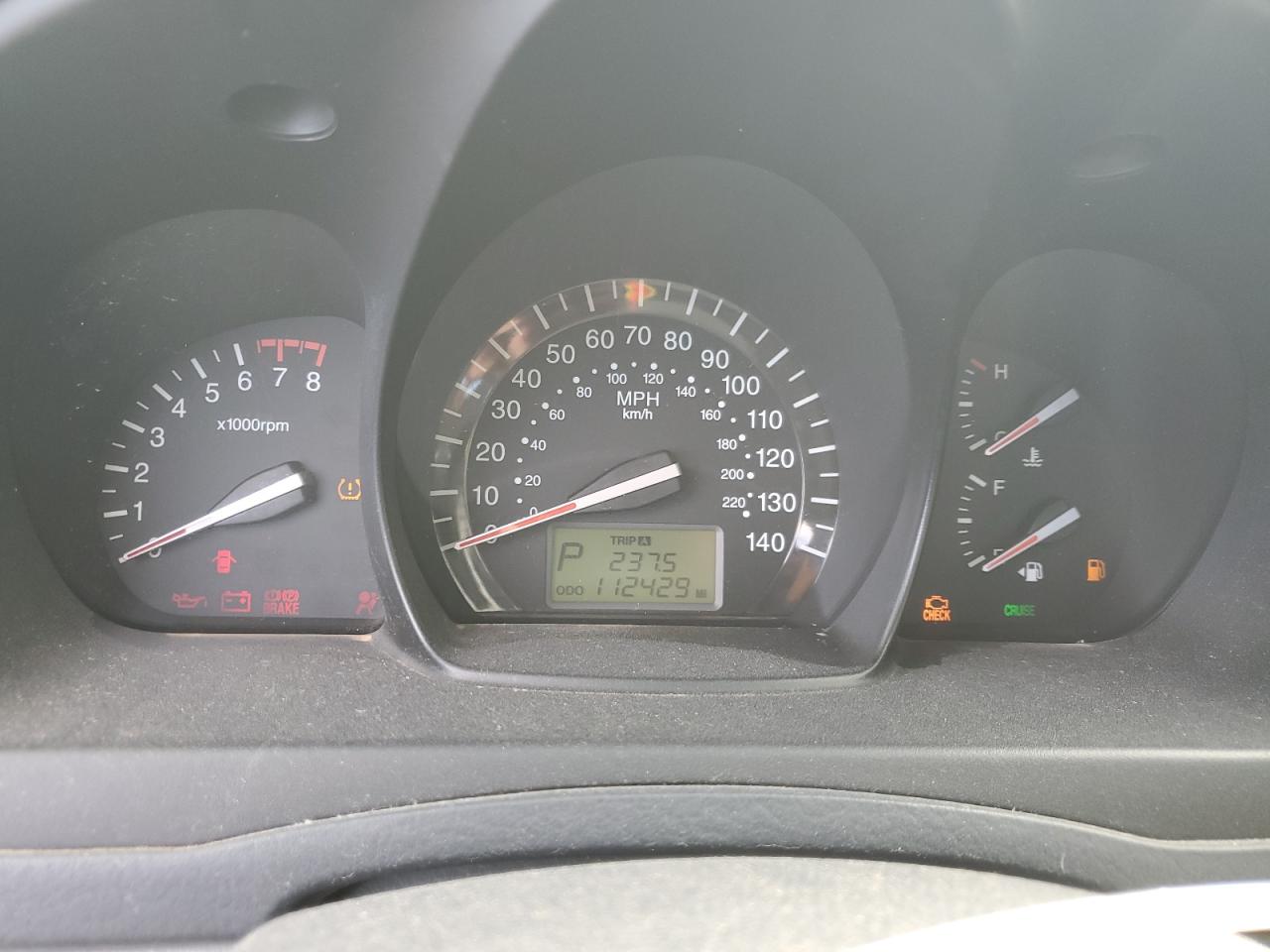 2008 Kia Spectra Ex VIN: KNAFE121185492217 Lot: 84257375