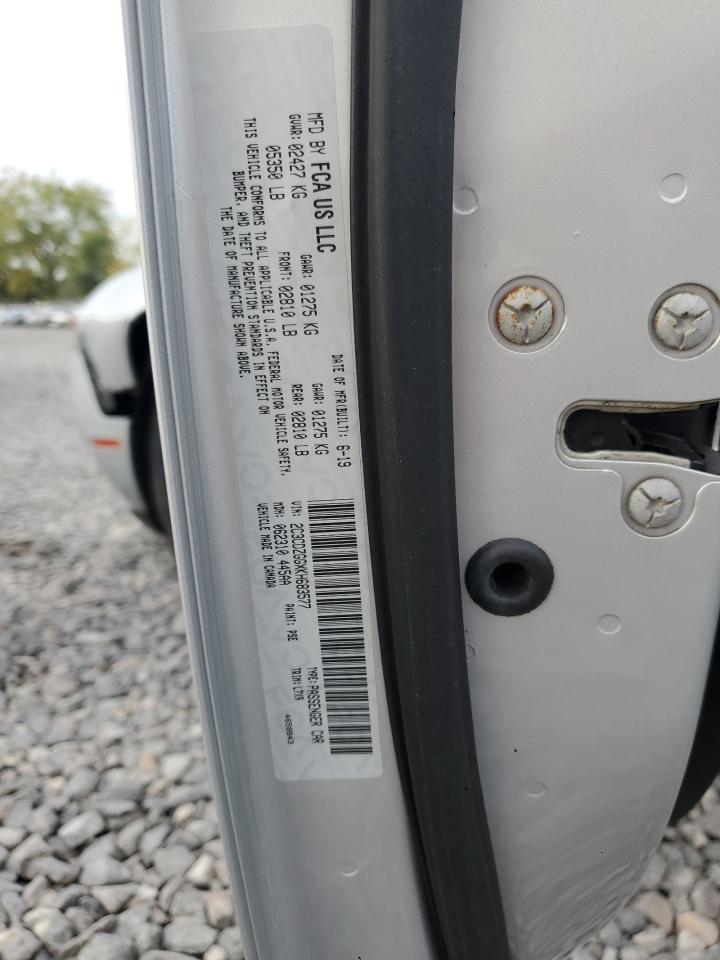 2019 Dodge Challenger Sxt VIN: 2C3CDZGGXKH683577 Lot: 72094045