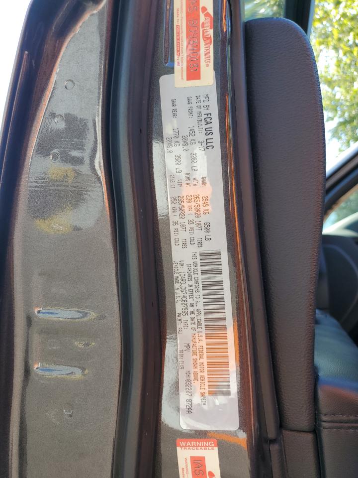 2017 Dodge Durango Gt VIN: 1C4RDJDG7HC827965 Lot: 81609485