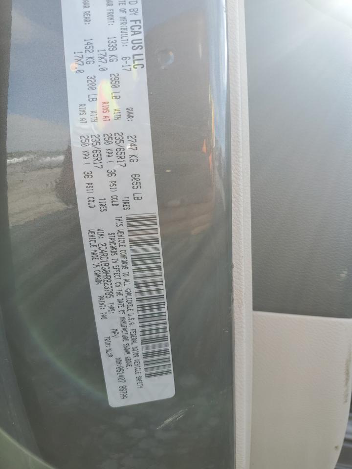 2017 Chrysler Pacifica Touring L VIN: 2C4RC1BG0HR823785 Lot: 81683415