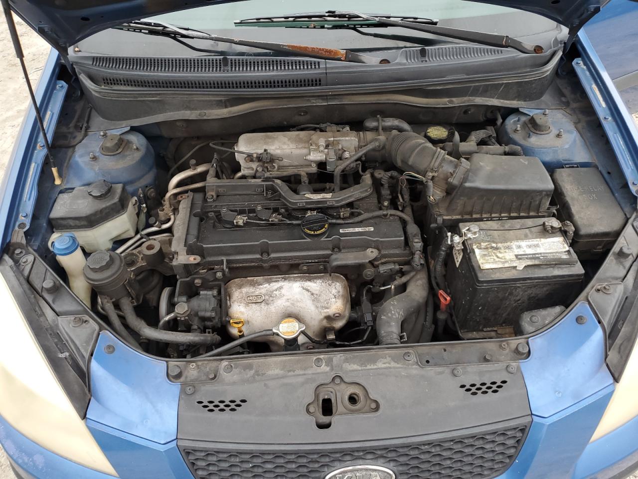 2006 Kia Rio VIN: KNADE123166070612 Lot: 84385005