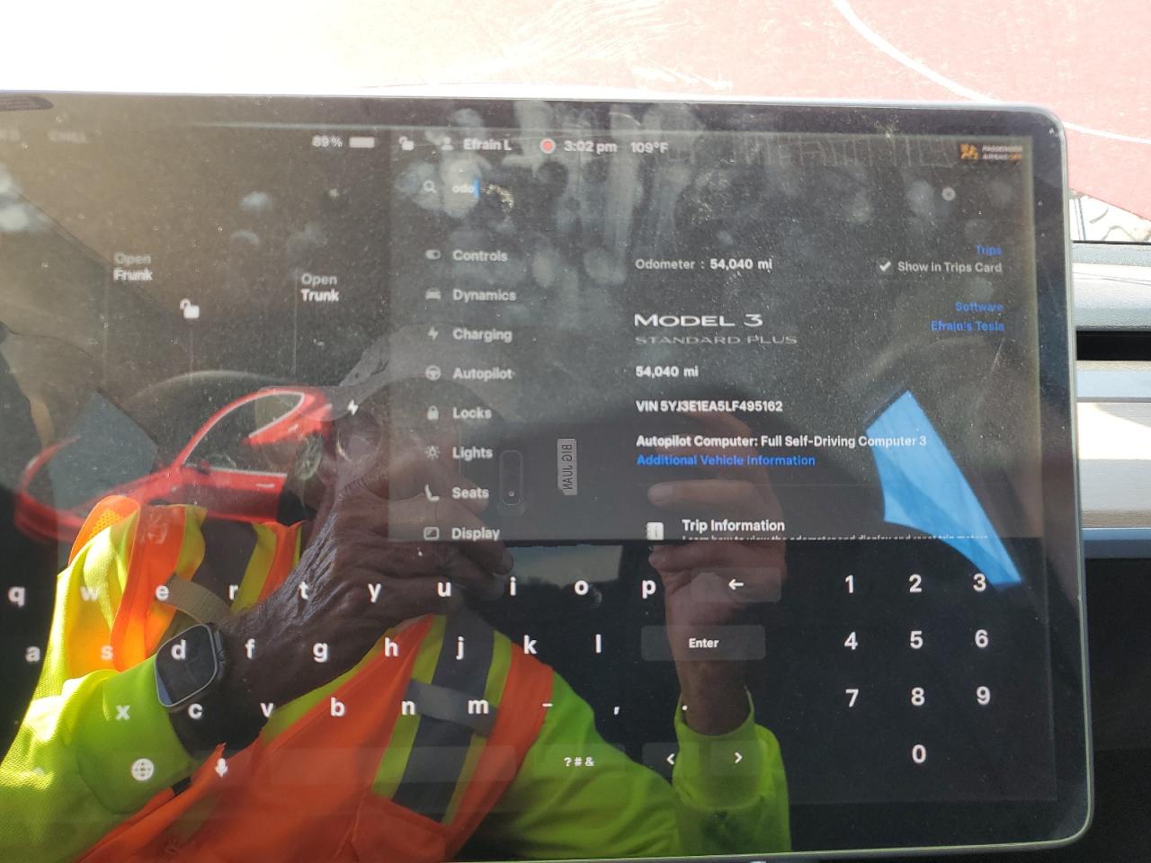 2020 Tesla Model 3 VIN: 5YJ3E1EA5LF495162 Lot: 71032545