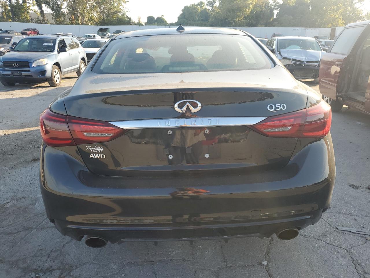 2018 Infiniti Q50 Pure VIN: JN1CV7AR9JM280406 Lot: 71493985