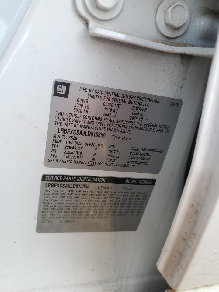 2020 Buick Envision Essence VIN: LRBFXCSA9LD013869 Lot: 80886295