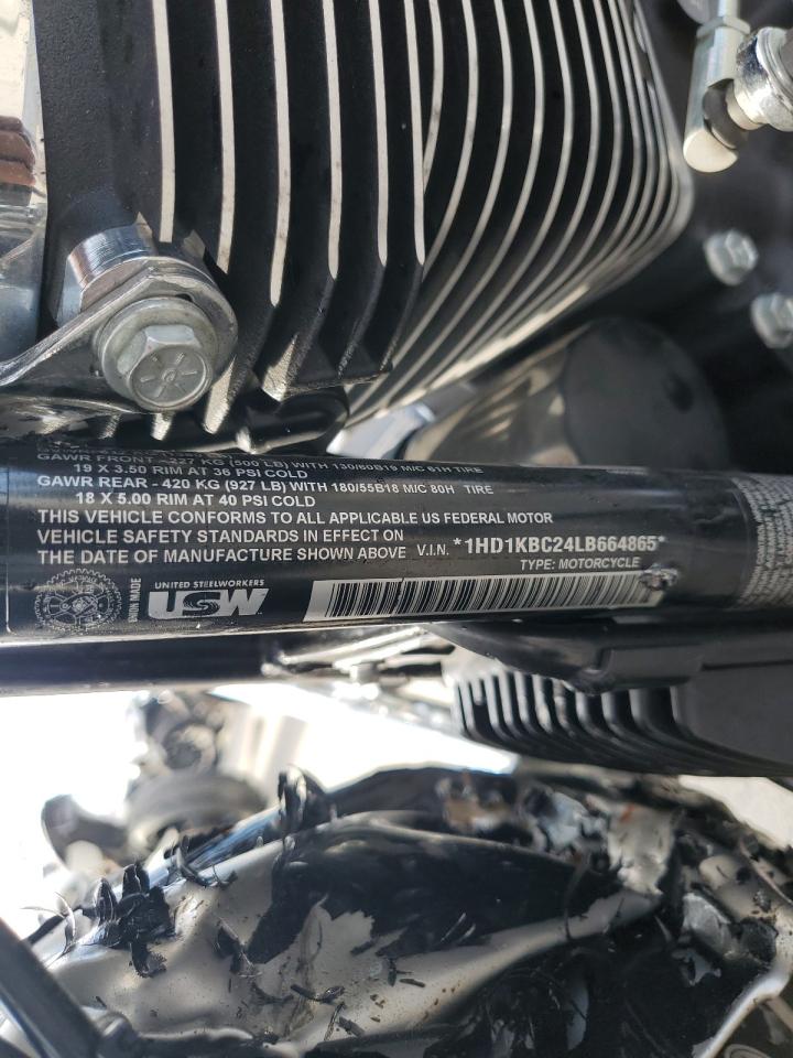 2020 Harley-Davidson Flhx VIN: 1HD1KBC24LB664865 Lot: 82076385