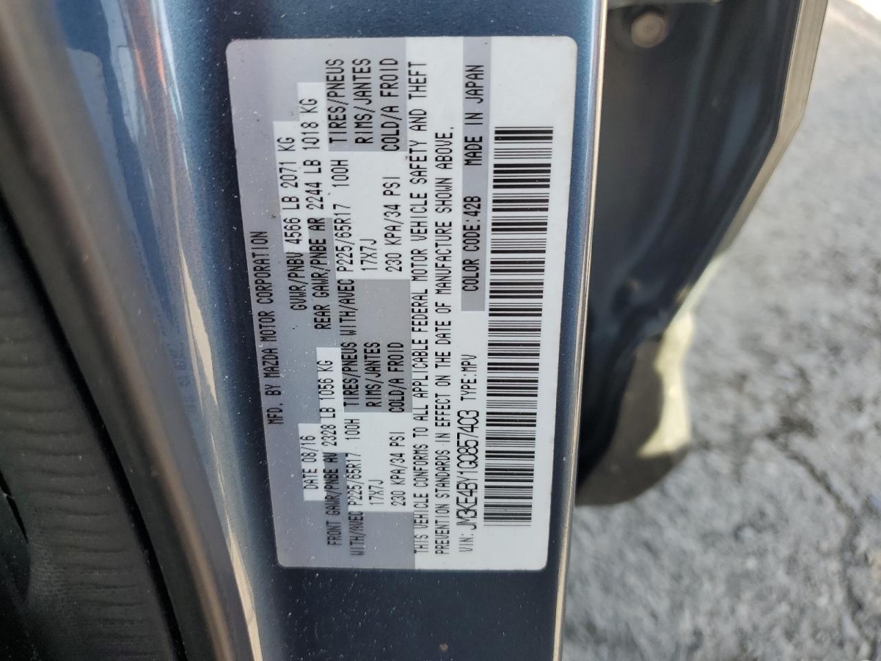 2016 Mazda Cx-5 Sport VIN: JM3KE4BY1G0857403 Lot: 80602595