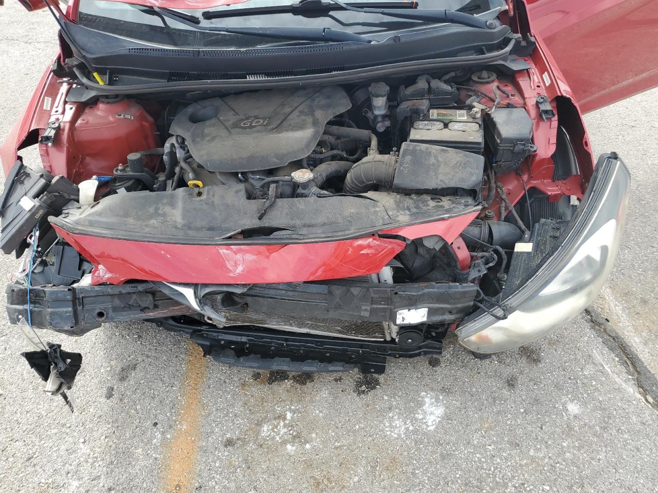2013 Hyundai Accent Gls VIN: KMHCT5AE4DU083907 Lot: 71919105