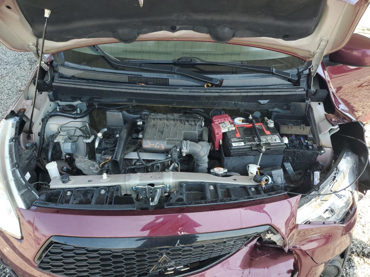 2020 Mitsubishi Mirage G4 Es VIN: ML32F3FJ3LHF00559 Lot: 80891235