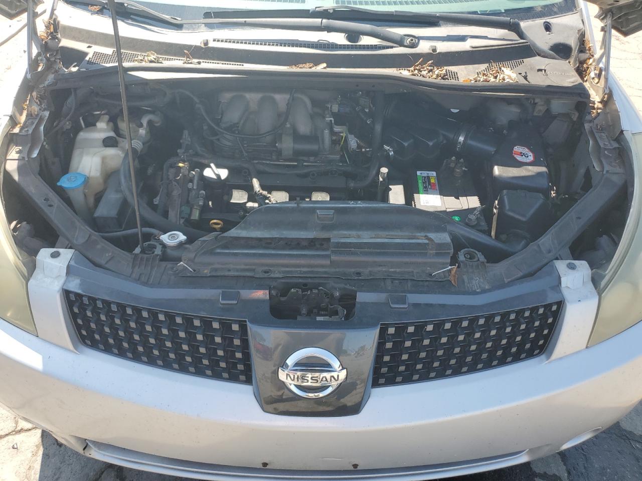 2006 Nissan Quest S VIN: 5N1BV28U96N122070 Lot: 80458405