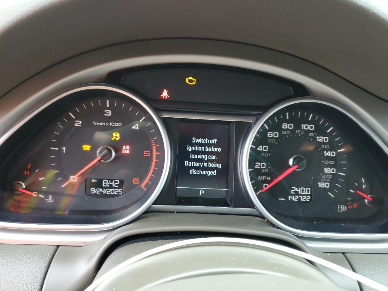 2015 Audi Q7 Tdi Prestige VIN: WA1VMBFE1FD017300 Lot: 83836285