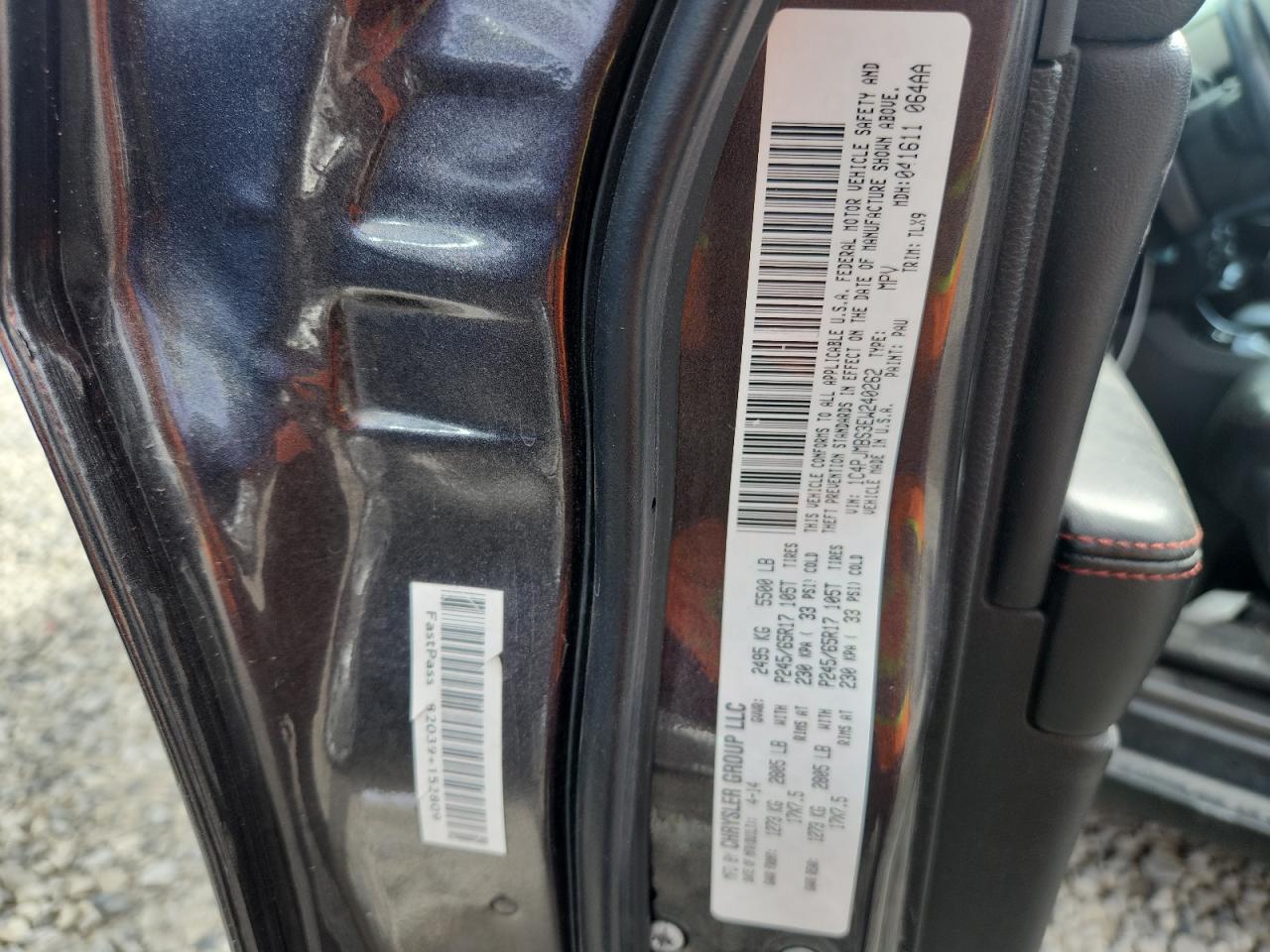 2014 Jeep Cherokee Trailhawk VIN: 1C4PJMBS3EW240262 Lot: 84457565