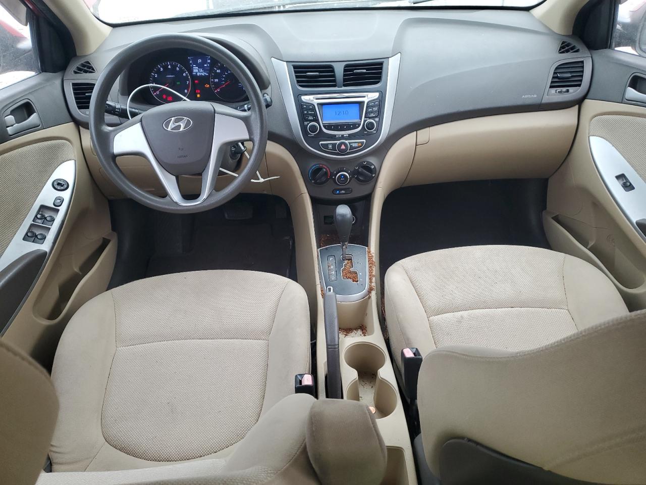 2012 Hyundai Accent Gls VIN: KMHCT4AE1CU125202 Lot: 71110805