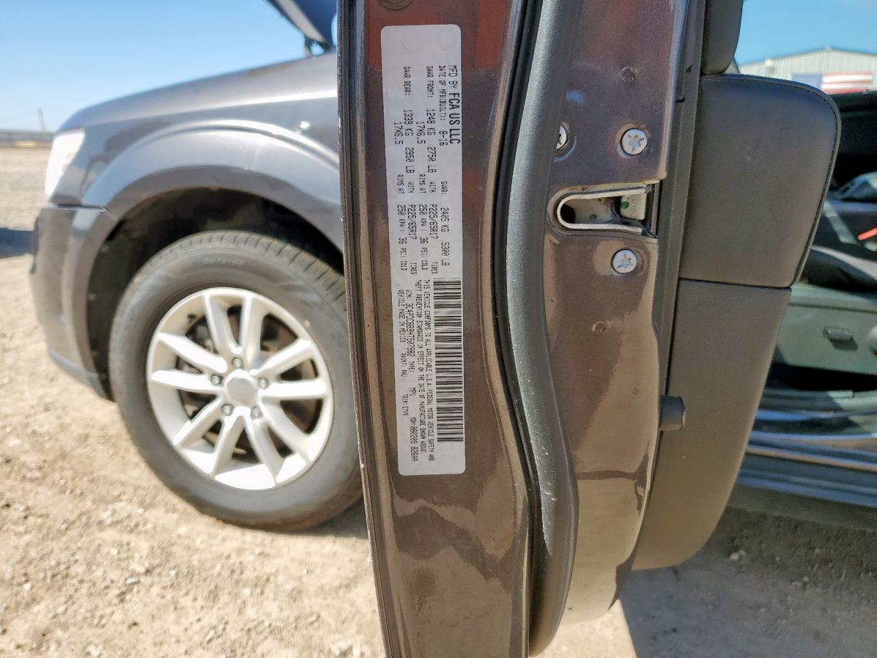 2017 Dodge Journey Sxt VIN: 3C4PDCBB9HT507982 Lot: 82129035