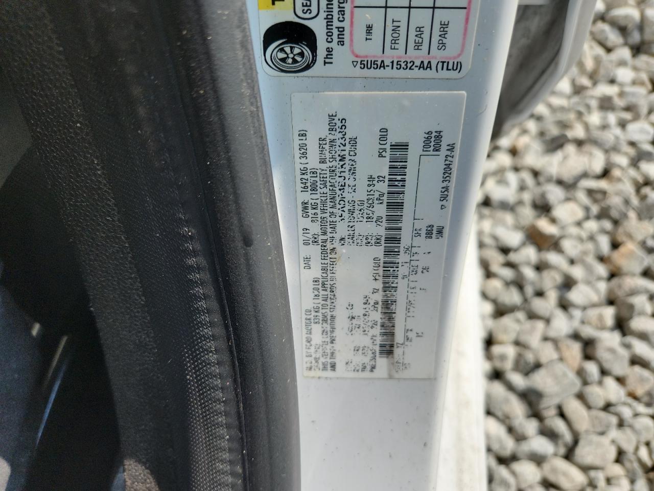 2019 Ford Fiesta Se VIN: 3FADP4BJ1KM123855 Lot: 81355865