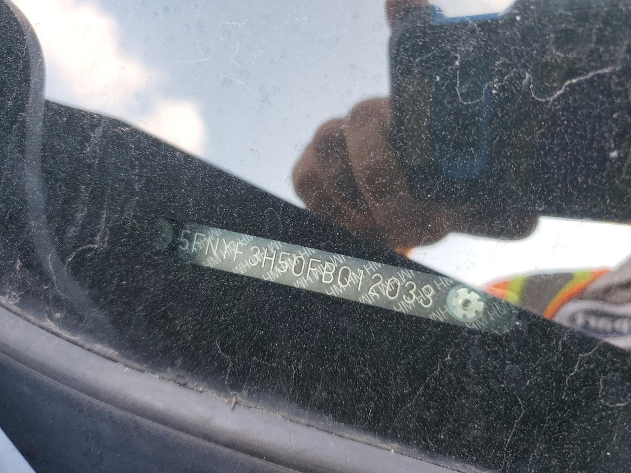 2015 Honda Pilot Exl VIN: 5FNYF3H50FB012033 Lot: 81724565