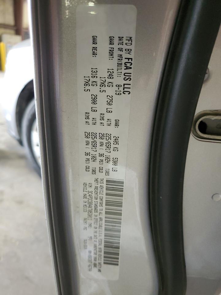 2019 Dodge Journey Se VIN: 3C4PDCBB4KT853011 Lot: 81365415