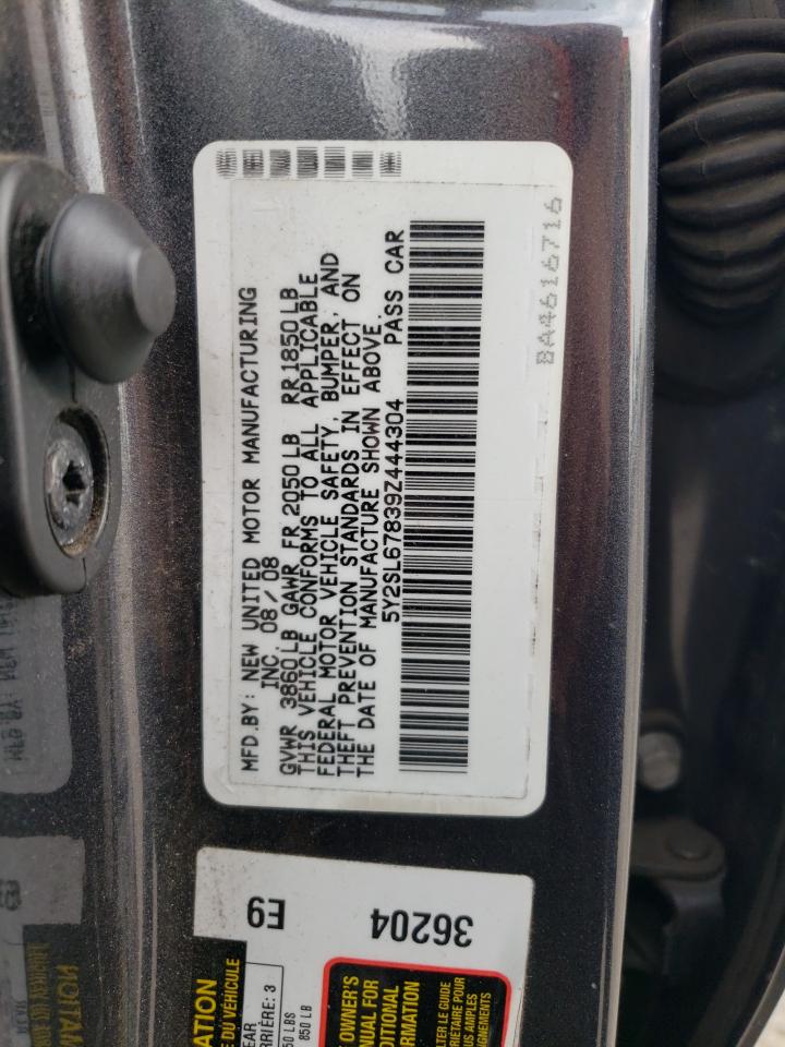 2009 Pontiac Vibe VIN: 5Y2SL67839Z444304 Lot: 71852925