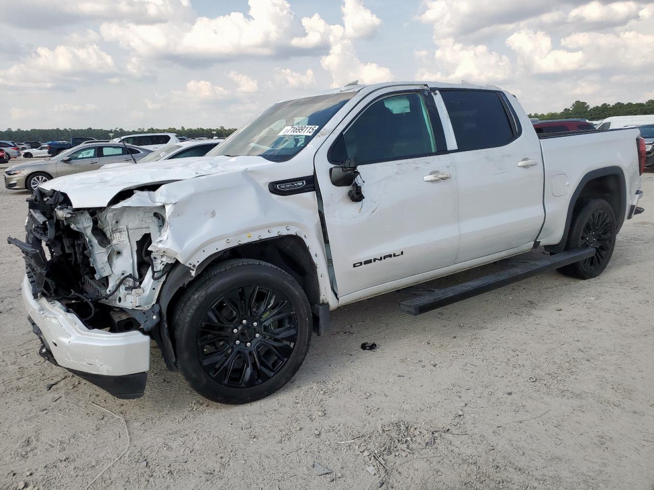2022 GMC Sierra Limited C1500 Denali white  gas 3GTP8FED3NG172046 photo #1