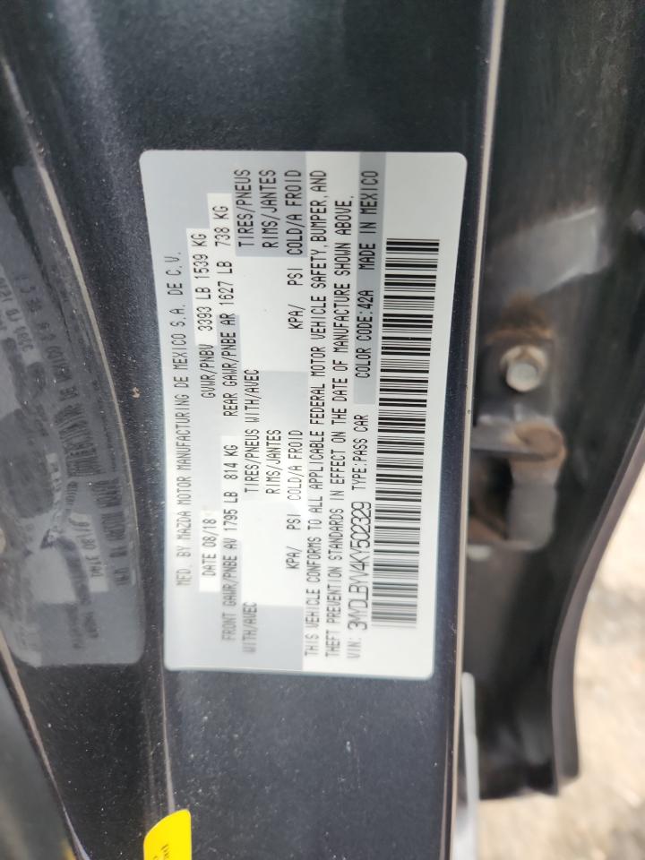 2019 Toyota Yaris L VIN: 3MYDLBYV4KY502329 Lot: 71238155