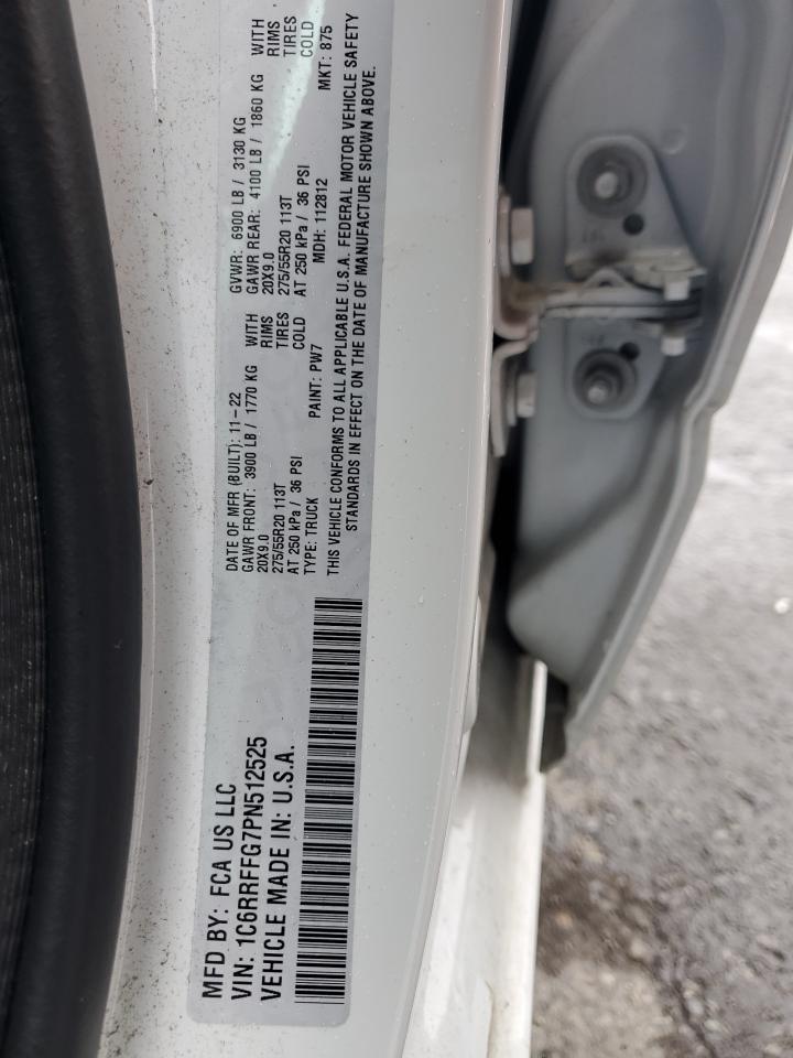 2023 Ram 1500 Big Horn/Lone Star VIN: 1C6RRFFG7PN512525 Lot: 70157645