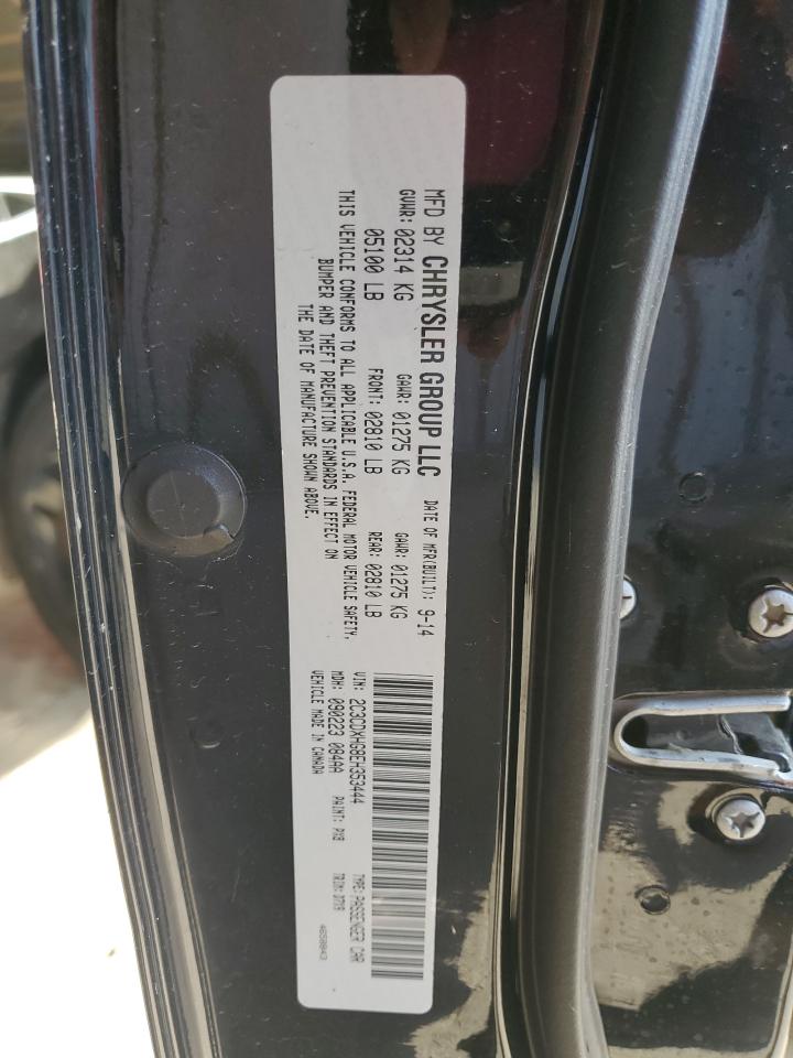 2014 Dodge Charger Sxt VIN: 2C3CDXHG8EH353444 Lot: 81561675