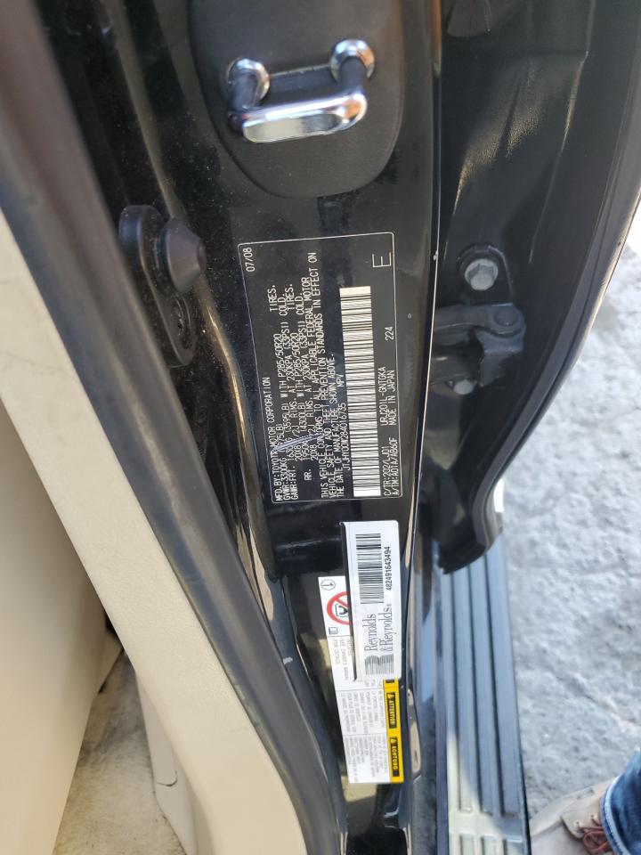 2008 Lexus Lx 570 VIN: JTJHY00W284016735 Lot: 70330885