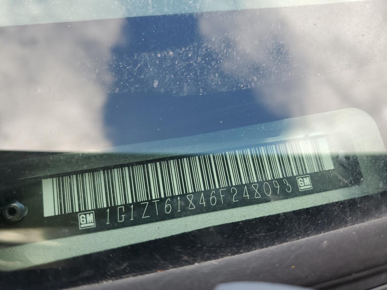 2006 Chevrolet Malibu Maxx Lt VIN: 1G1ZT61846F248093 Lot: 84028235