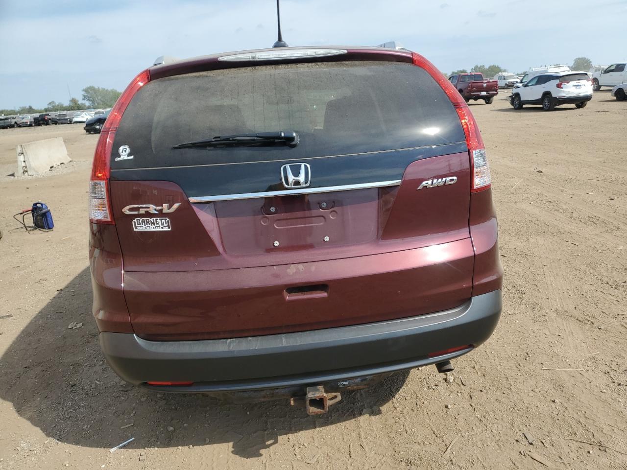 2013 Honda Cr-V Exl VIN: 5J6RM4H72DL039398 Lot: 80744745