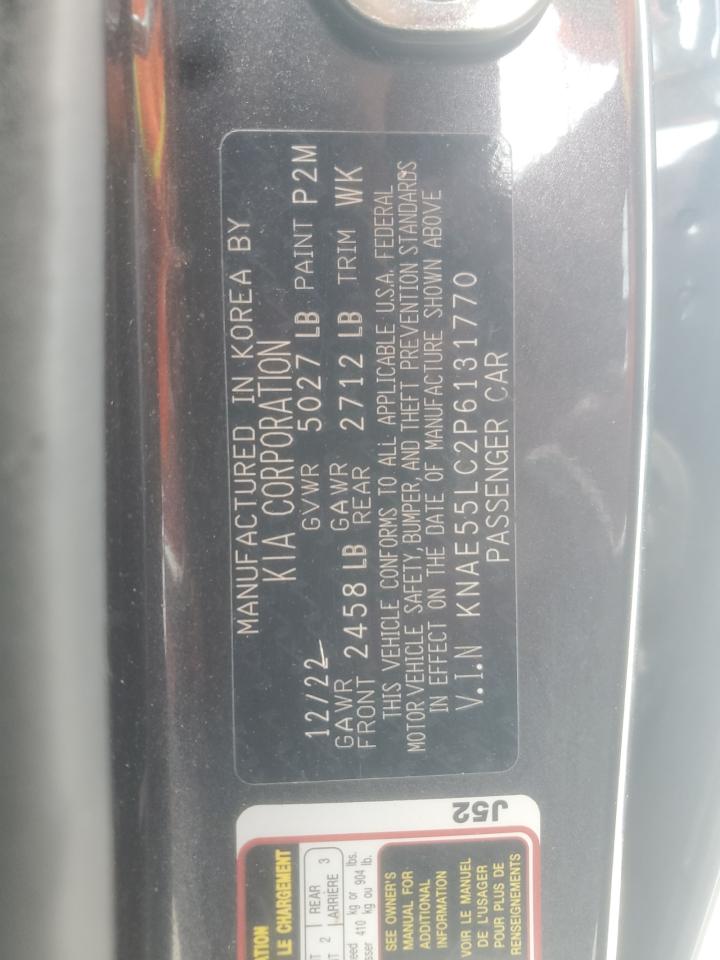 2023 Kia Stinger Gt2 VIN: KNAE55LC2P6131770 Lot: 86845715