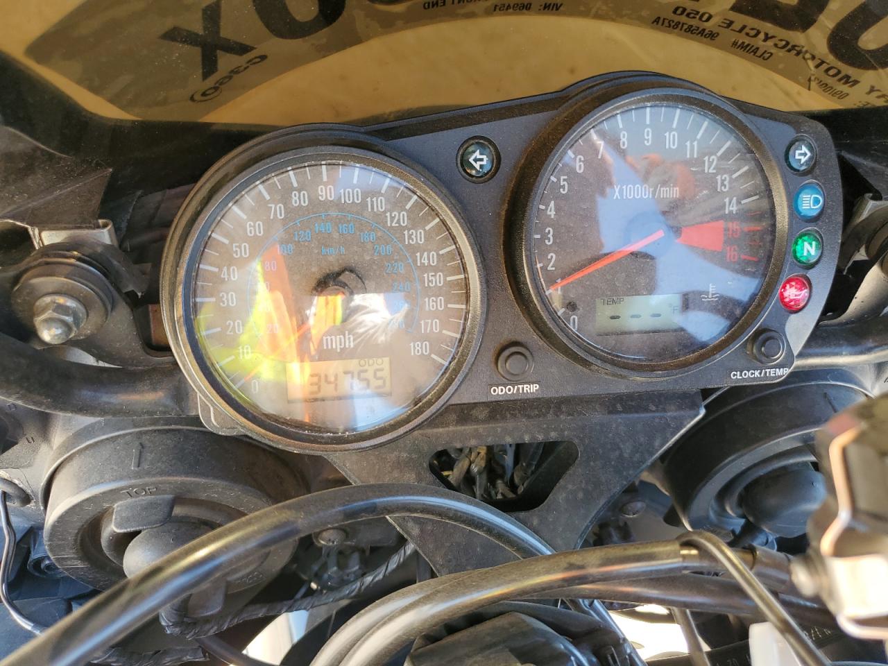 2007 Kawasaki Zx600 J1 VIN: JKAZX4J127A069451 Lot: 80274035