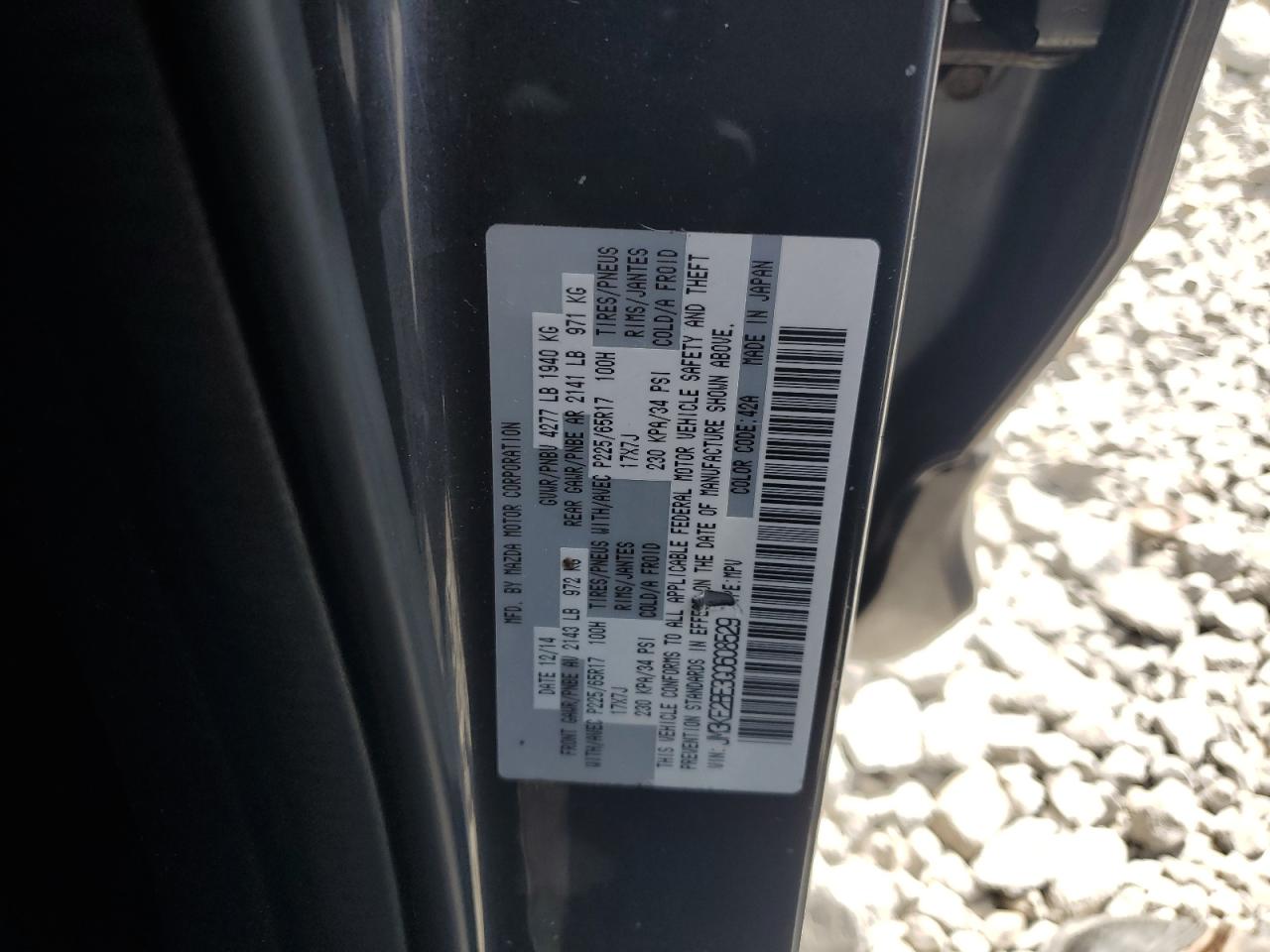 2016 Mazda Cx-5 Sport VIN: JM3KE2BE3G0608529 Lot: 81275925