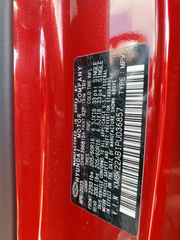 2023 Hyundai Kona Se VIN: KM8K22AB1PU036857 Lot: 80388705