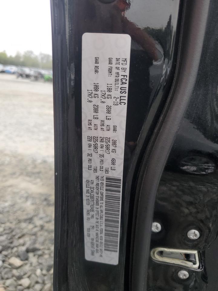 2019 Jeep Compass Latitude VIN: 3C4NJDBB7KT703495 Lot: 80804785