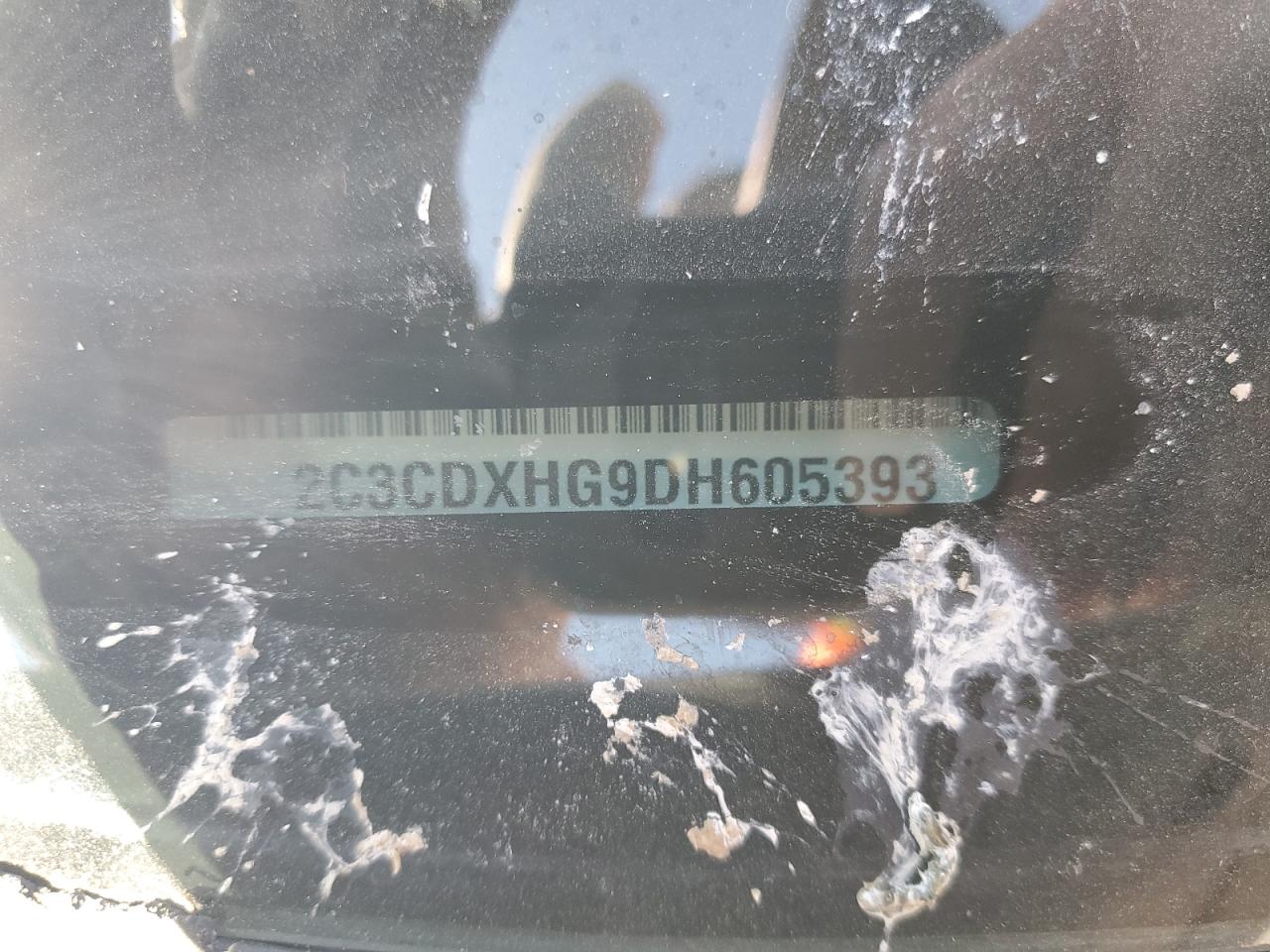 2013 Dodge Charger Sxt VIN: 2C3CDXHG9DH605393 Lot: 80951995