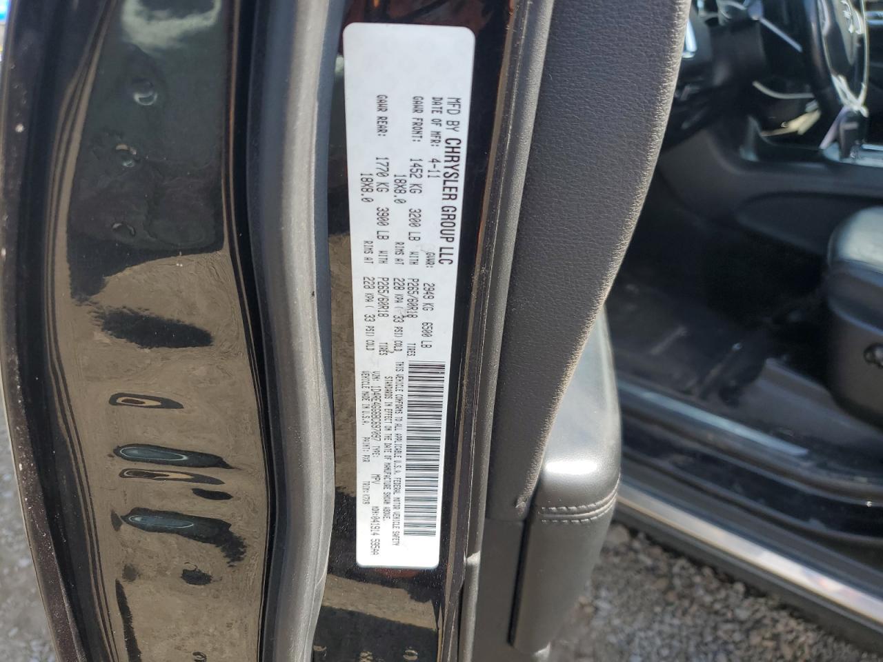 2011 Dodge Durango Crew VIN: 1D4RE4GG6BC697097 Lot: 71274595