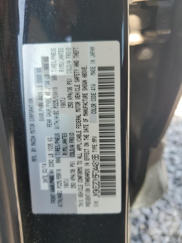 2015 Mazda Cx-5 Gt VIN: JM3KE2DY6F0448166 Lot: 70999765