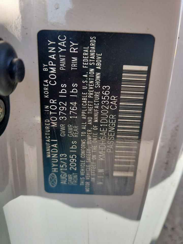 KMHDH6AE1DU023563 2013 Hyundai Elantra Coupe Gs