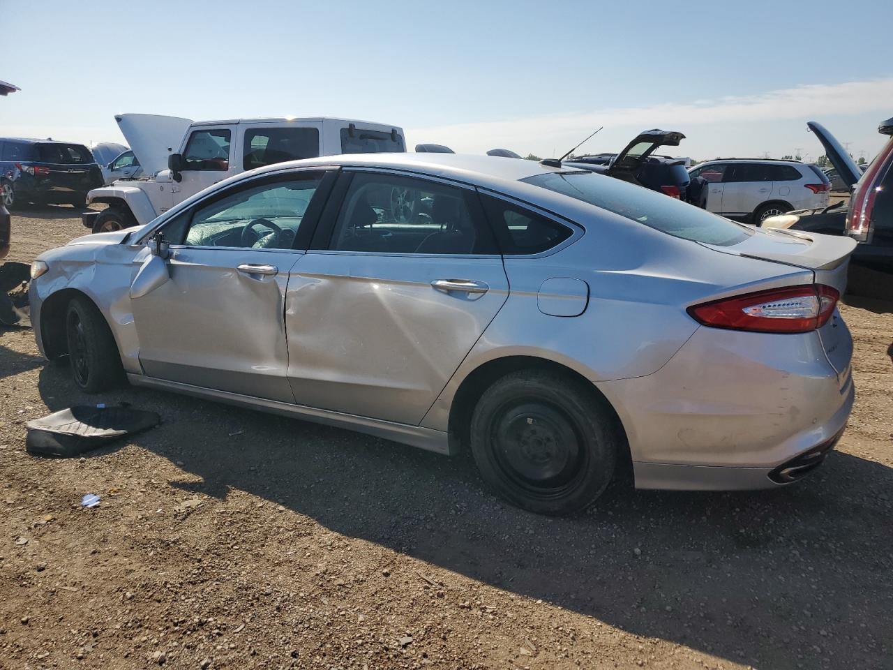 2016 Ford Fusion Se silver null gasoline 3FA6P0H92GR252552 photo #3