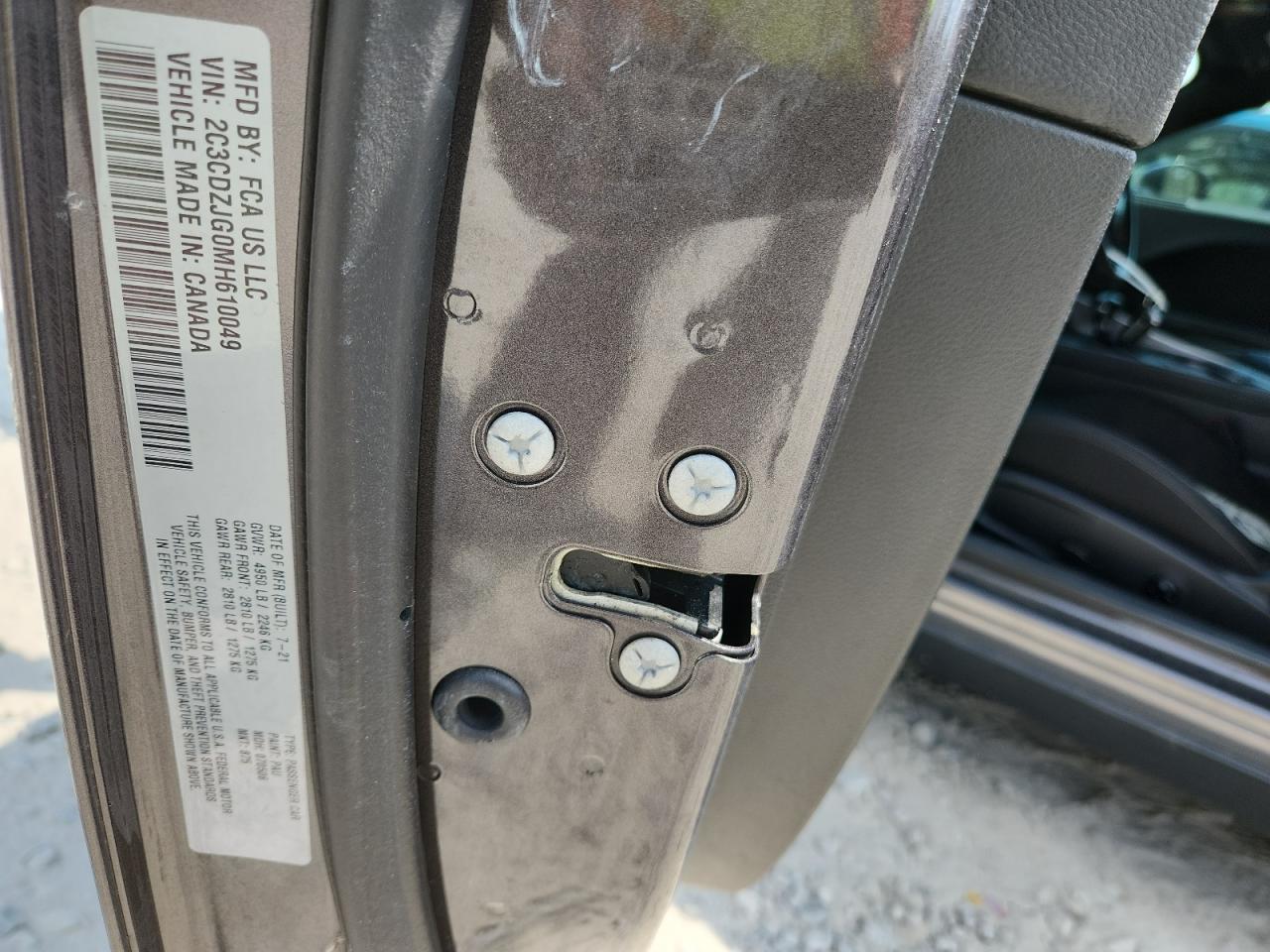 2021 Dodge Challenger Gt VIN: 2C3CDZJG0MH610049 Lot: 71456505