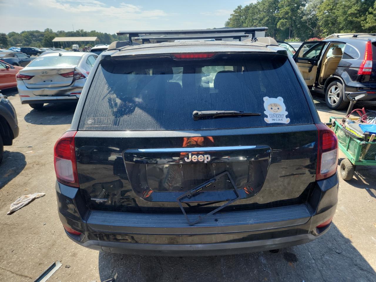 2014 Jeep Compass Sport VIN: 1C4NJCBA9ED573621 Lot: 71227895