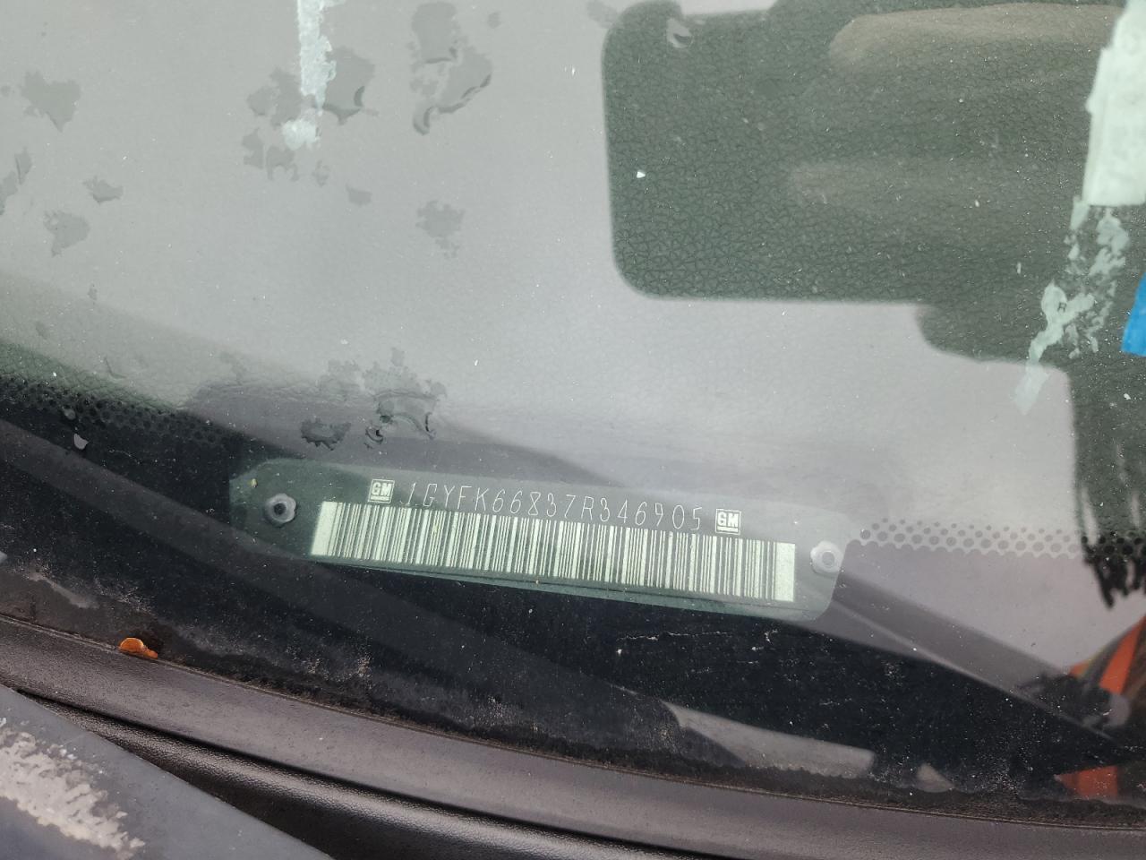 2007 Cadillac Escalade Esv VIN: 1GYFK66837R346905 Lot: 80563795