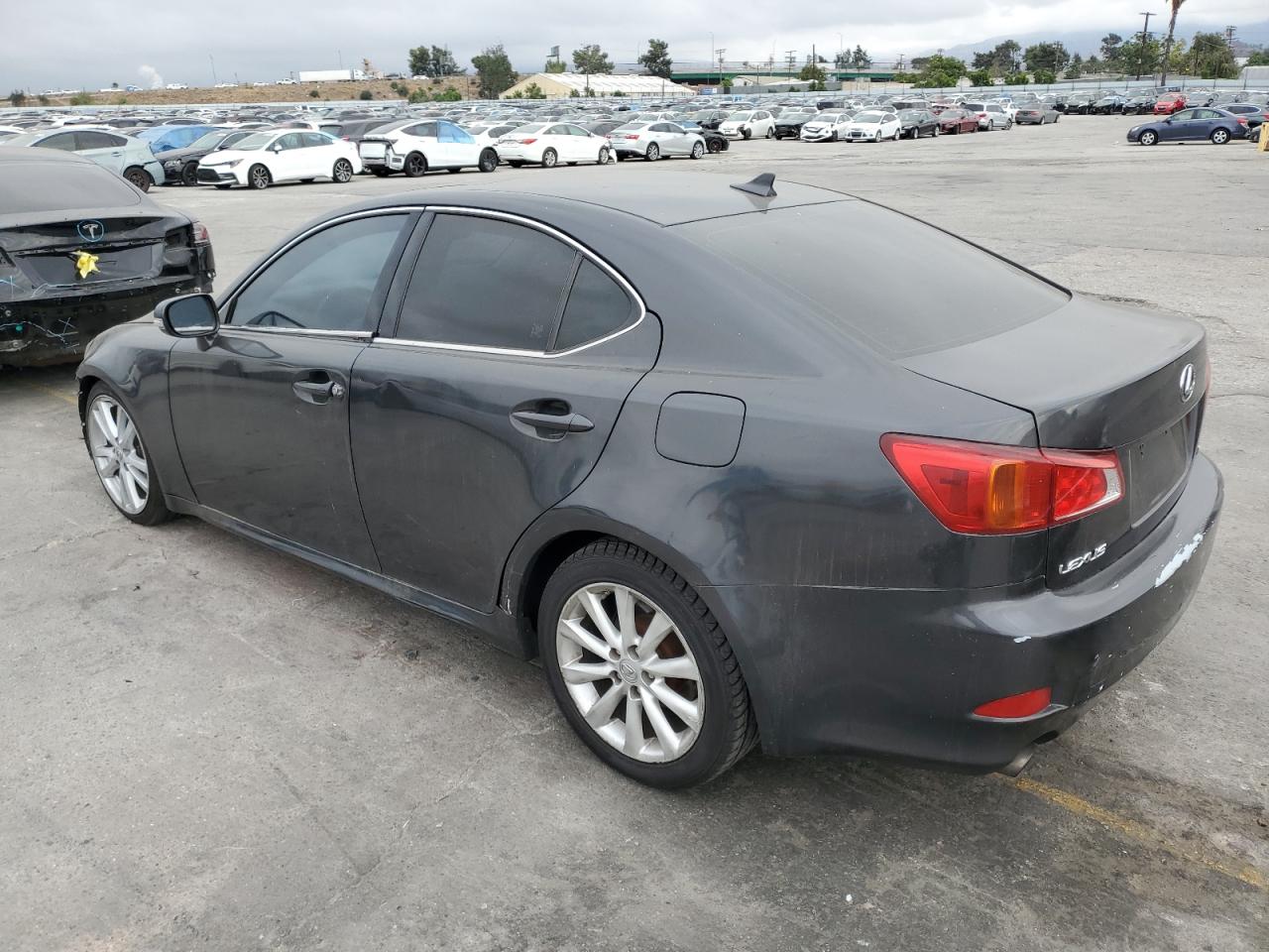 2010 Lexus Is 250 black sedan gasoline JTHBF5C20A5110180 photo #3