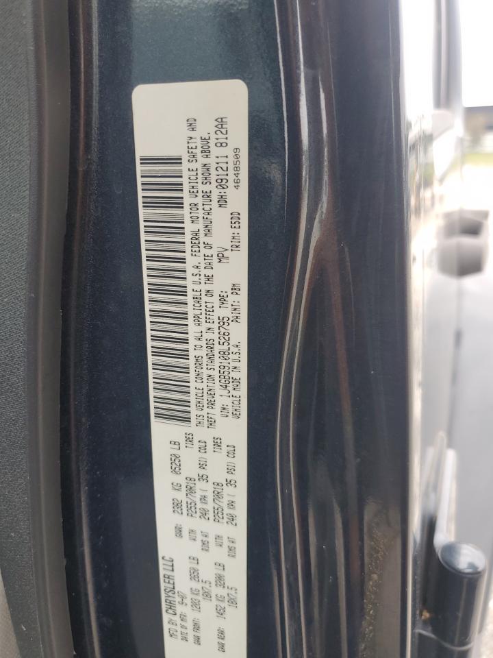 2008 Jeep Wrangler Unlimited Sahara VIN: 1J4GB59108L526795 Lot: 84829885