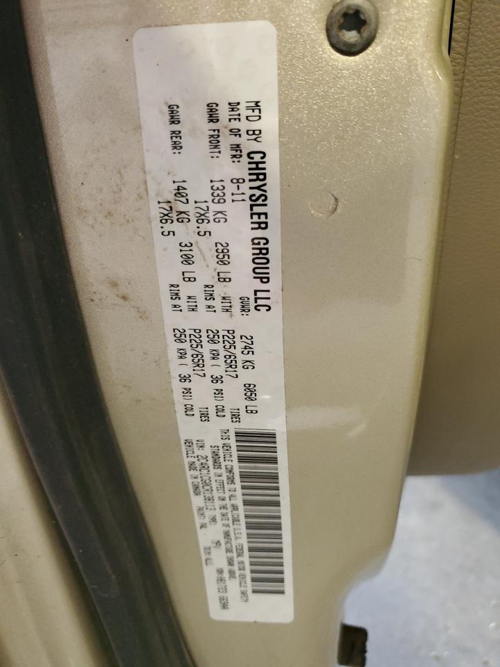 2012 Chrysler Town & Country Touring L VIN: 2C4RC1CG0CR138113 Lot: 81770605