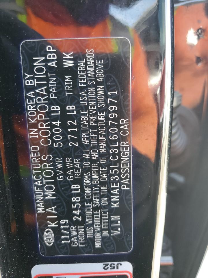 2020 Kia Stinger Gt VIN: KNAE35LC3L6079971 Lot: 71430335
