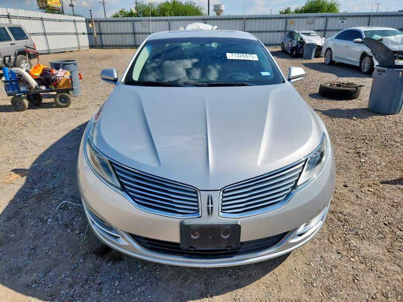  LINCOLN MKZ 2016 Silver