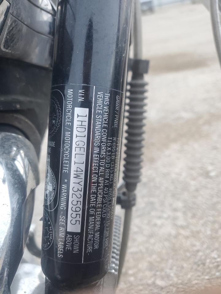 1998 Harley-Davidson Fxdwg VIN: 1HD1GEL14WY325955 Lot: 81446485