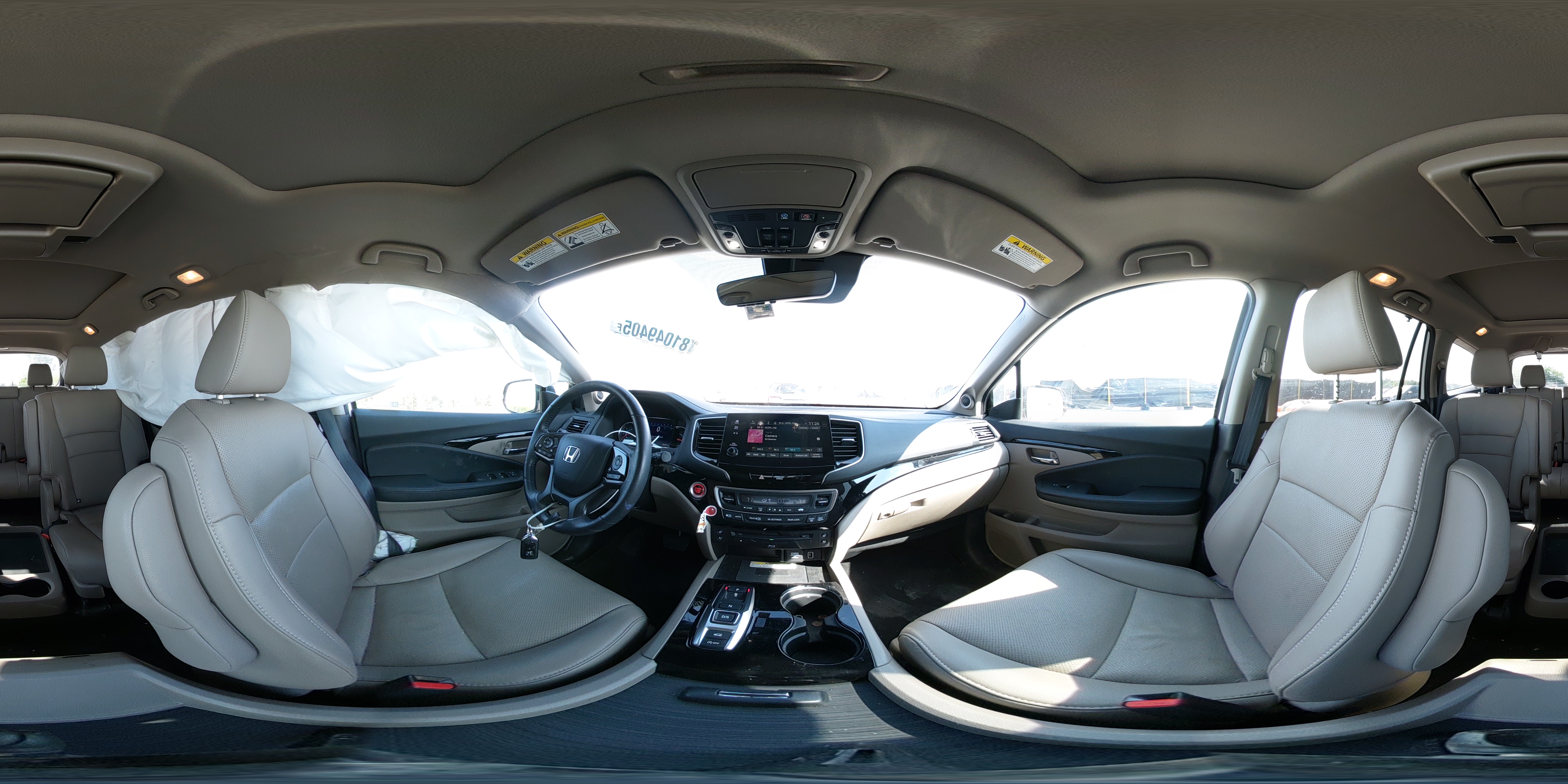 2022 Honda Pilot Elite VIN: 5FNYF6H07NB066160 Lot: 81049405