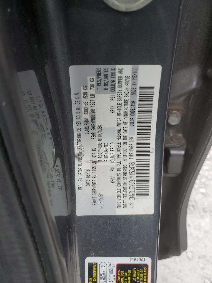 2017 Toyota Yaris Ia VIN: 3MYDLBYV8HY150476 Lot: 80421325