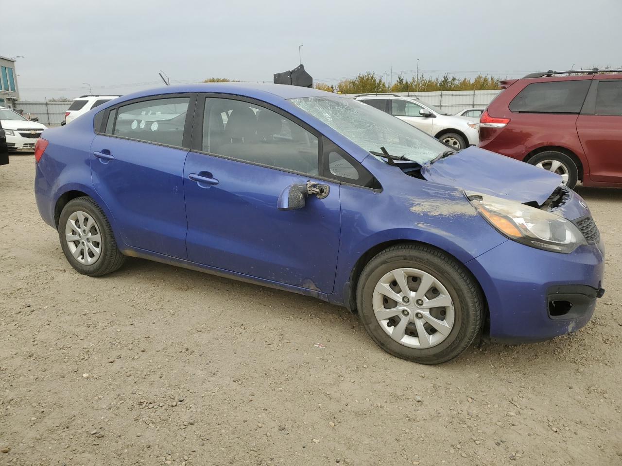 2013 Kia Rio Lx VIN: KNADM4A36D6199626 Lot: 84248765